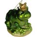 HD Collection Glazen Kerst Ornament Sprookjes Kikker 10.2cm Groen