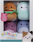 Squishmallows Micromallows Pluche Knuffels 6,5 cm 4 Stuks Set