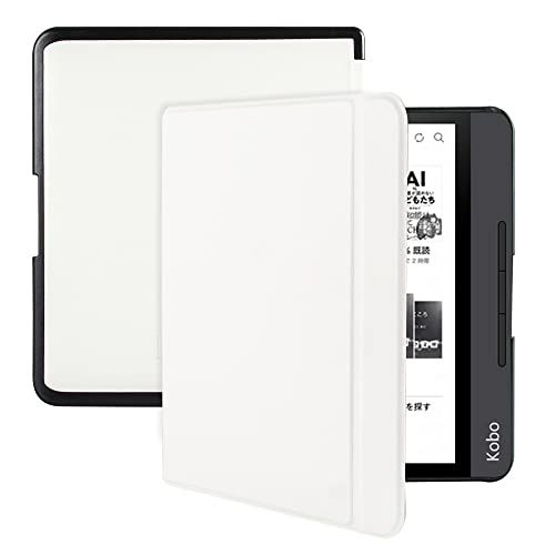 Lunso sleepcover hoes - Geschikt voor Kobo Forma (8 inch) - Wit