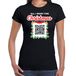 Bellatio Decorations Bellatio Christmas sweaters Kerst QR code kerstshirt All I want: Kerst zonder schoonmoeder dames zwart XS