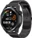 Strap-it Bracelet de montre intelligente en acier - Convient pour Huawei Watch GT Runner - Noir