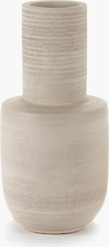 Serax Volumes Vaas Ø17,5 - Beige - Keramiek - Modern
