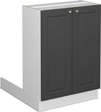 Vicco Fame-Line Keukeneiland – 60 cm zonder werkblad Anthrazit-Gold Landhaus