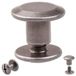 100 boulons filetés, 5 mm, nickel antique, alliage de zinc