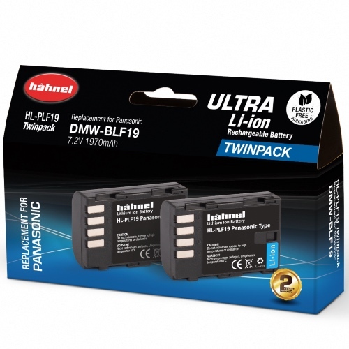 Hähnel Hähnel HL-PLF19 Ultra voor Panasonic DMW-BLF19 Twin Pack