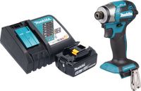 Makita DTD 173 RG1 accu-slagmoersleutel 18 V 180 Nm 1/4" borstelloos + 1x oplaadbare accu 6,0 Ah + lader