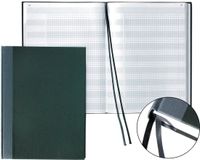 Daler Rowney Notulenboek/Vergaderboek A4-formaat, Ruiten, Zwart