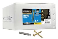 Hillman Power Pro 967775 outdoor All Purpose houten deck schroeven, 20,3 x 5,1 cm, 25 lbs