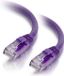 CablesToGo C2G 1 m Cat5e Booted Unshielded (UTP) netwerkpatchkabel - paars