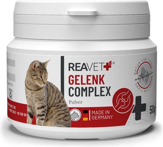 ReaVET - Gewricht Complex voor Katten - 50g - Ondersteunt de Gewrichten