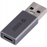 Yenkee YTC 020 USB-C 3.0 Adapter Aluminium - 5Gbps - Grijs