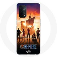 Maniacase Hoesje voor Oppo A74 5G One Piece Poster Characters Art Seizoen 1
