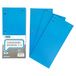 D.RECT Set van 100 kartonnen tabbladen - 11 x 24 cm - tabbladen - 160 g/m² - blauw - 009446