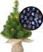 Billiet - Vanlaere Mini sapin de Noël artificiel - H45 cm - bleu foncé
