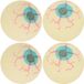 Smiffys R.H. Smith & Sons Wig Makers Ltd 4x Glow in the dark oogballen
