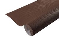 Pro tafelkleed 800629I 16 wegwerptafelkleden van geperst papier, uniek reliëf, esthetisch en diep, rol met 6 m lengte en 1,20 m breedte, chocoladebruin, gemaakt in Frankrijk