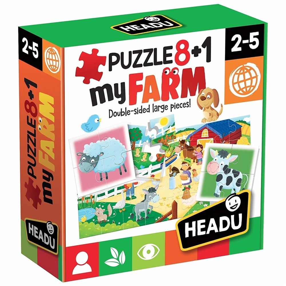 Headu Puzzle 8+1 Farm