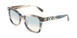 Ferragamo SF2108S Striped sand blue 54/19/145 Lunettes de soleil femme