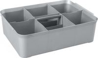 Allibert Handy + Tray Opbergbox Kunststof Grijs 20L