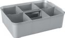 Allibert Handy + Tray Opbergbox Kunststof Grijs 20L