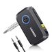 UGREEN Aux Bluetooth 6.0 auto-adapter met LDAC-decodering, Hi-Res Audio Gold Standard-certificering, 17 uur batterijduur, Jack Bluetooth-ontvanger voor autoradio/stereosysteem/headset
