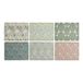 Spode Morris & Co Placemats Set van 6, veelkleurig, 30,5 cm x 23 cm/12" x 9"