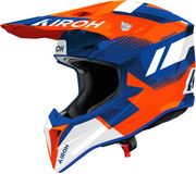 Airoh Wraaap Vision Motocrosshelm - Wit/blauw/oranje - Maat M