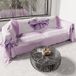 PETTI Artigiani Italiani - Sprei voor Frans bed, lente, zomer, lichte deken, Frans bed, lila, gemaakt in Italië