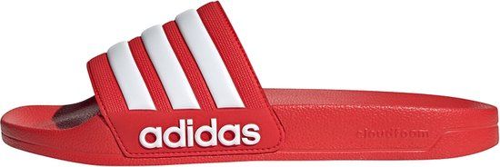 adidas Adilette Shower Slippers - Unisex - Red - Size 42