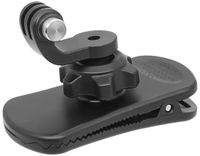 BeltAvenue Clip de fixation pour sac à dos pour GoPro Hero 13/12/11/10/9/8 Noir, Session, DJI Osmo Action 5Pro/4/3 et la plupart des caméras d'action (BC-2)