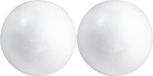 Rayher hobby materialen Piepschuim bol/bal - 2x - wit - D15 cm
