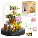 Blocs de construction avec fleurs et abeilles, 548 pièces
