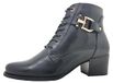 regarde le ciel Chaussures femme Bottines Lacets Noir Loisir