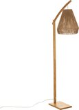Vloerlamp Isaure - Beige - Rond - E27