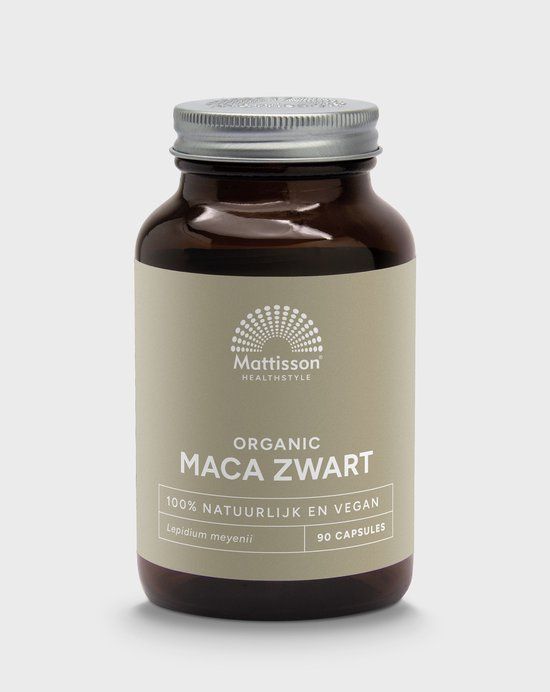 Mattisson HealthStyle Mattisson Biologische Zwarte Maca - 90 capsules