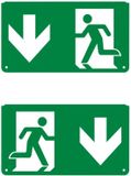 Ledvance Noodverlichting Pictogram | EMERGENCY EXIT SIGNPICTOGRAMS PICTO DOWN | 4099854261312