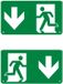 Ledvance Noodverlichting Pictogram | EMERGENCY EXIT SIGNPICTOGRAMS PICTO DOWN | 4099854261312