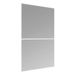 Windhager Bescherming tegen insecten spanraam EXPERT, vliegengaas aluminium frame voor ramen op de vloer, zelfbouwpakket 120 x 220 cm, wit