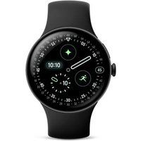 Google Pixel Watch 4 41mm LTE Zwart (Matte Black) en Zwarte Sportband (Obsidian)