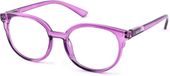 Vista Bonita Leesbril NOVA – Sterkte +4.00 - Kleur Mai Tai Purple – Met blauwlichtfilter – Trendy unisex montuur