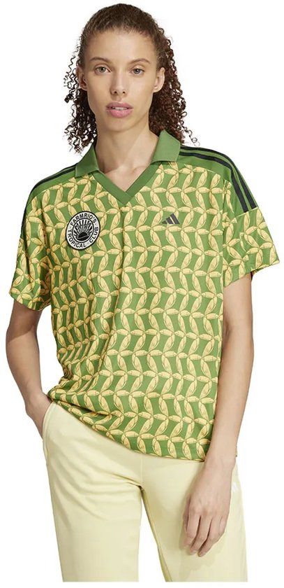 Adidas X Farm Overhemd Met Korte Mouwen Groen S Vrouw