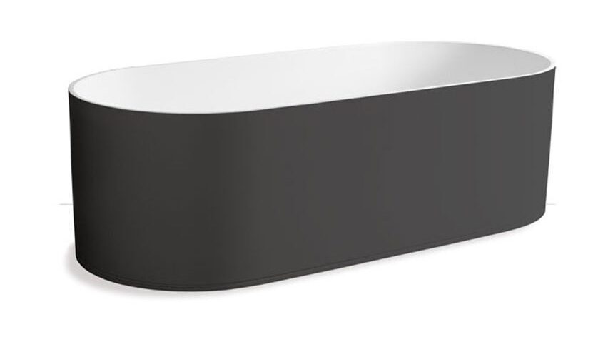 JEE-O Soho vrijstaand bad 180x80 mat zwart