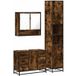 Maison Exclusive - Ensemble de meubles de salle de bain 3 pièces en bois composite chêne fumé