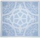 GUESS Dita Kefiah Dames Sjaal 120x120 - Vierkante sjaal - Ocean