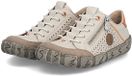Rieker Dames Slippers Slip-On Casual Comfortabel Memory-Foam L0355-61 Beige