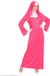 Widmann Nonnenkostuum, dames, roze, XS