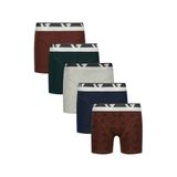 Vingino Boxershorts (set van 5) Blauw Jongens Stretchkatoen Meerkleurig - maat 134/140