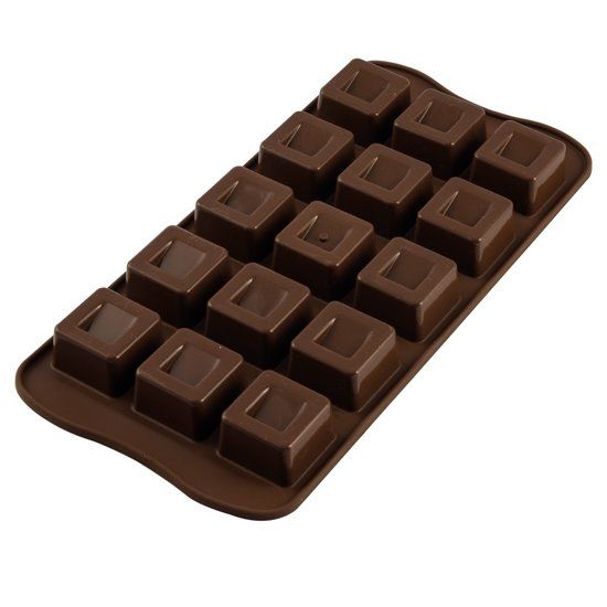 Silikomart Chocolade Mal Kubus - 8051085019106