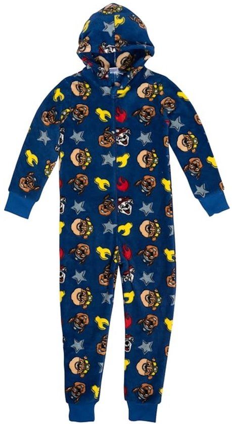 4KidsOnly Paw Patrol Coral-Fleece Onesie - Maat 98/104 - Polyester - Blauw