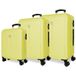 Roll Road Cambodja Kofferset, geel, 55/65/75 cm, stijf, 11,1 kg, zijdelingse combinatiesluiting, ABS, 190 l, handbagage